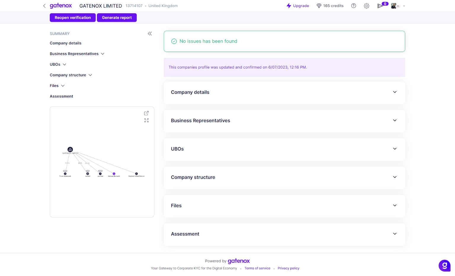 Review - generate PDF report